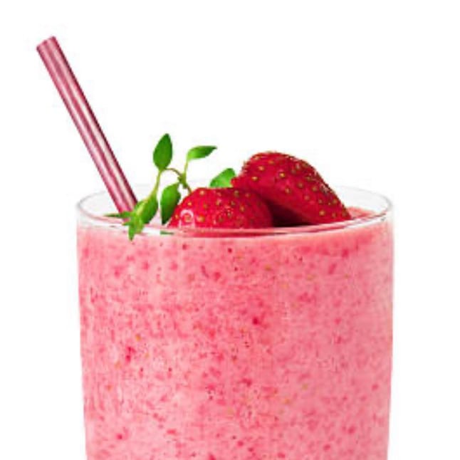 Strawberry Banana Smoothie.