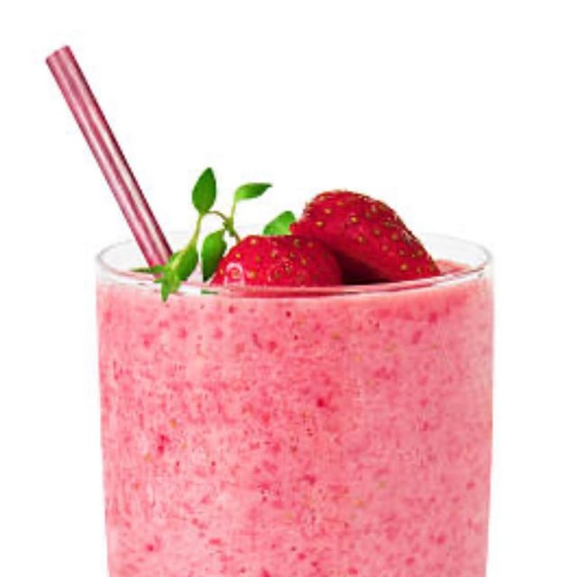 Strawberry Banana Smoothie.