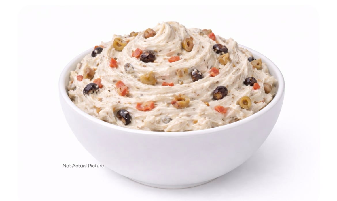 Olive Cream Cheese (1/2lb).