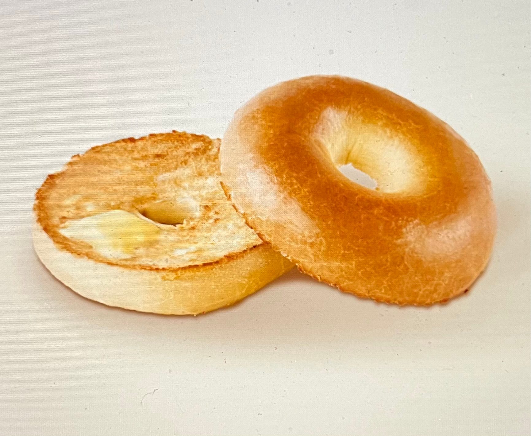 Butter on a Bagel.