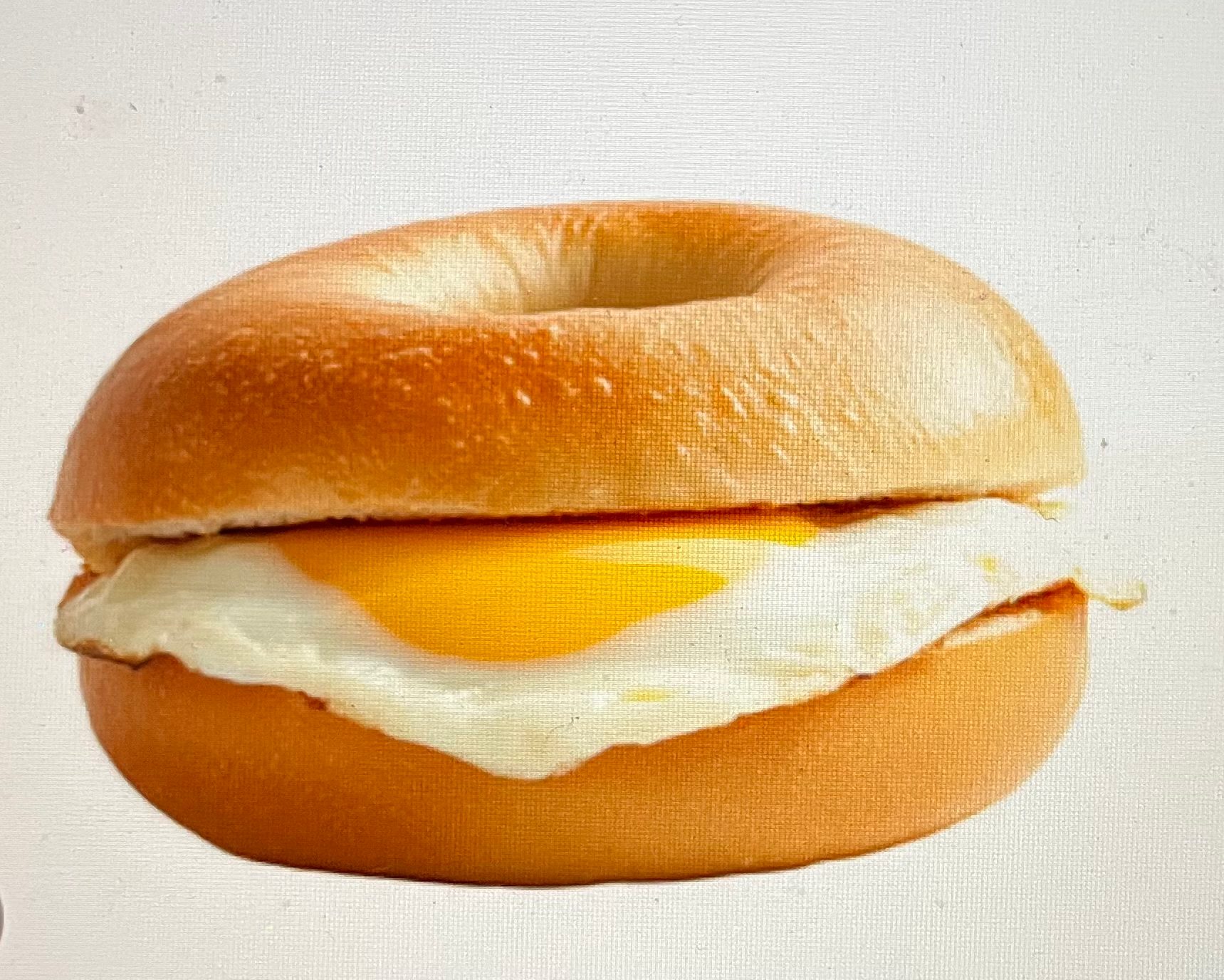 Two Eggs on a Bagel.